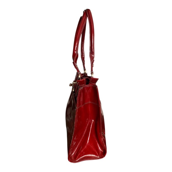 🔺Liz Claiborne Red Leather Shoulder Bag🔺 - Picture 4 of 16